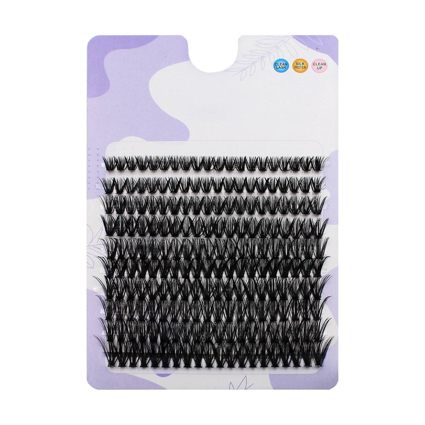 Pestañas individuales, extensión de pestañas DIY, longitud mixta, pestañas postizas reutilizables, extensión rizada D