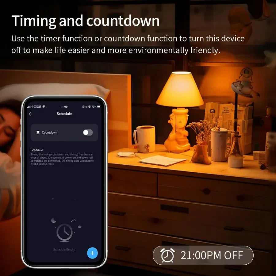 Tuya E27 bombillas Led Bluetooth bombilla inteligente 9W luz que cambia de Color lámpara Led RGB regulable 220V 110V Control por aplicación Smart Life A60