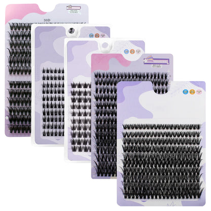 Pestañas individuales, extensión de pestañas DIY, longitud mixta, pestañas postizas reutilizables, extensión rizada D