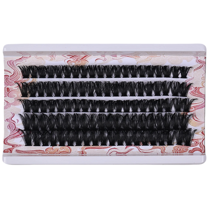 Pestañas individuales, extensión de pestañas DIY, longitud mixta, pestañas postizas reutilizables, extensión rizada D