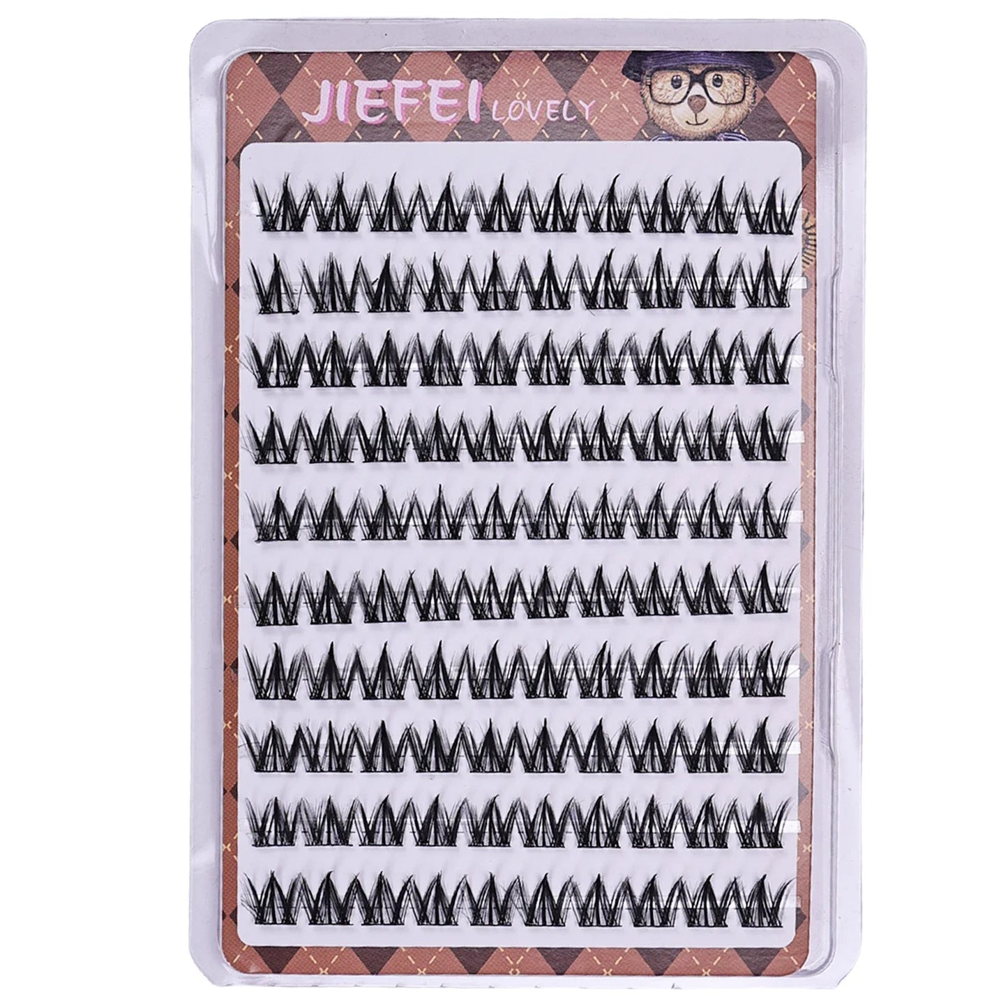 Pestañas postizas autoadhesivas sin pegamento, voluminosas, esponjosas, gruesas, rizadas naturales, extensión de pestañas de girasol en forma de W, ojos de Manga DIY