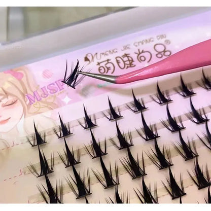 Pestañas Manga DIY pestañas postizas debajo de pestañas grupos de pestañas naturales pestañas individuales pestañas diarias extensión de pestañas