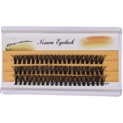 Pestañas individuales, extensión de pestañas DIY, longitud mixta, pestañas postizas reutilizables, extensión rizada D