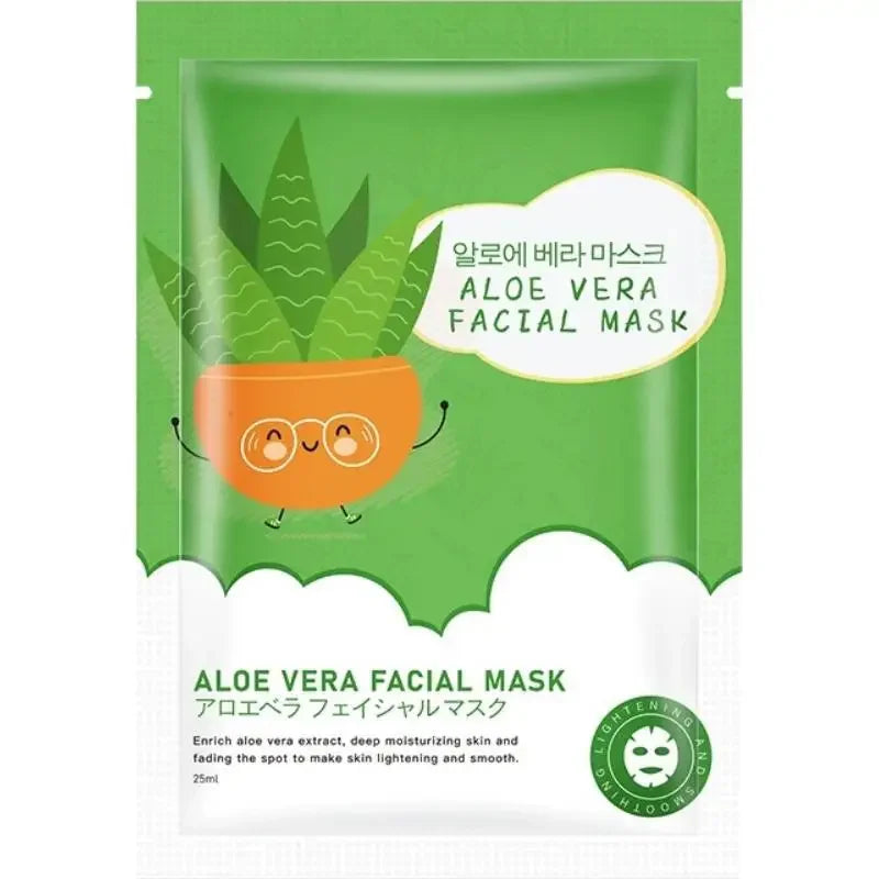 Nuevo 1 bolsa de mascarilla Facial con fragancia Floral de frutas, mascarilla Facial hidratante reafirmante de manzanilla y arándanos para la piel de la cara del coche T5R4