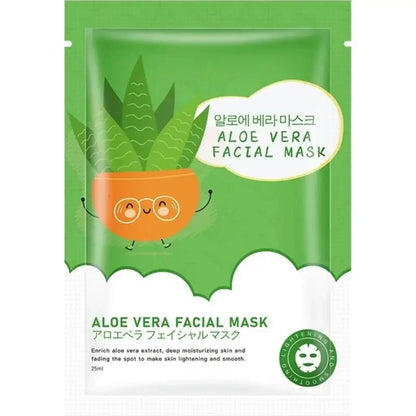 Nuevo 1 bolsa de mascarilla Facial con fragancia Floral de frutas, mascarilla Facial hidratante reafirmante de manzanilla y arándanos para la piel de la cara del coche T5R4