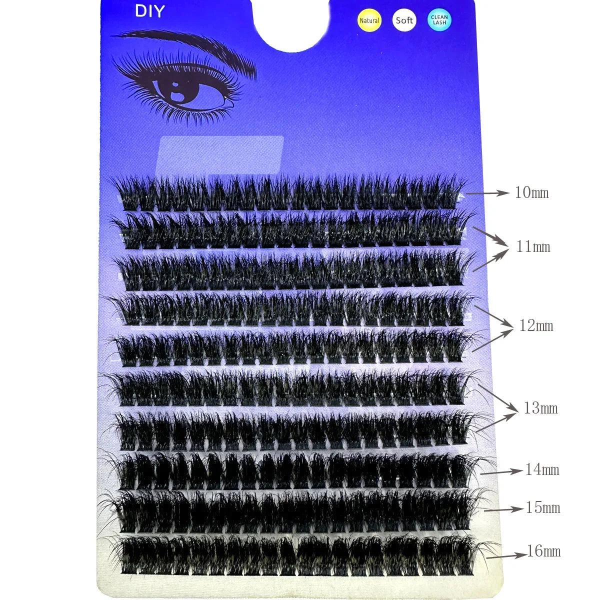 Pestañas de visón esponjosas 80D/5D, extensión de pestañas naturales segmentadas, grupo de pestañas individuales 3D Rusia, herramientas de maquillaje, pestañas