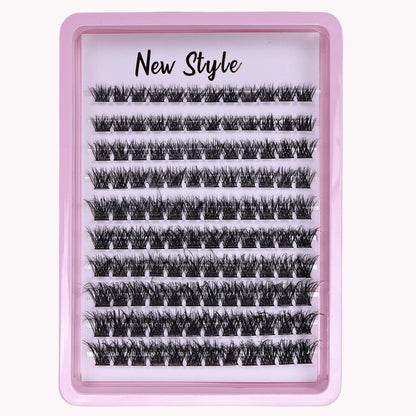 Pestañas individuales, extensión de pestañas DIY, longitud mixta, pestañas postizas reutilizables, extensión rizada D