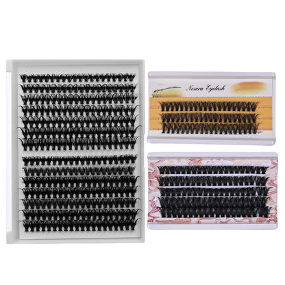 Pestañas individuales, extensión de pestañas DIY, longitud mixta, pestañas postizas reutilizables, extensión rizada D